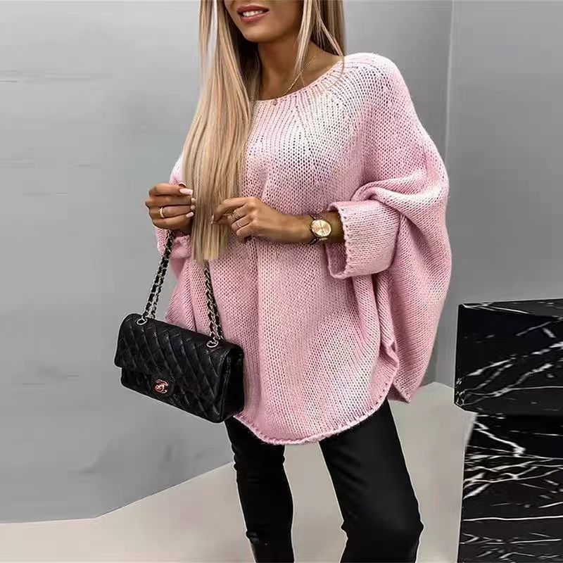 FREYA | KNITTED SHAWL SWEATER WITH HOODED ELEGANCE