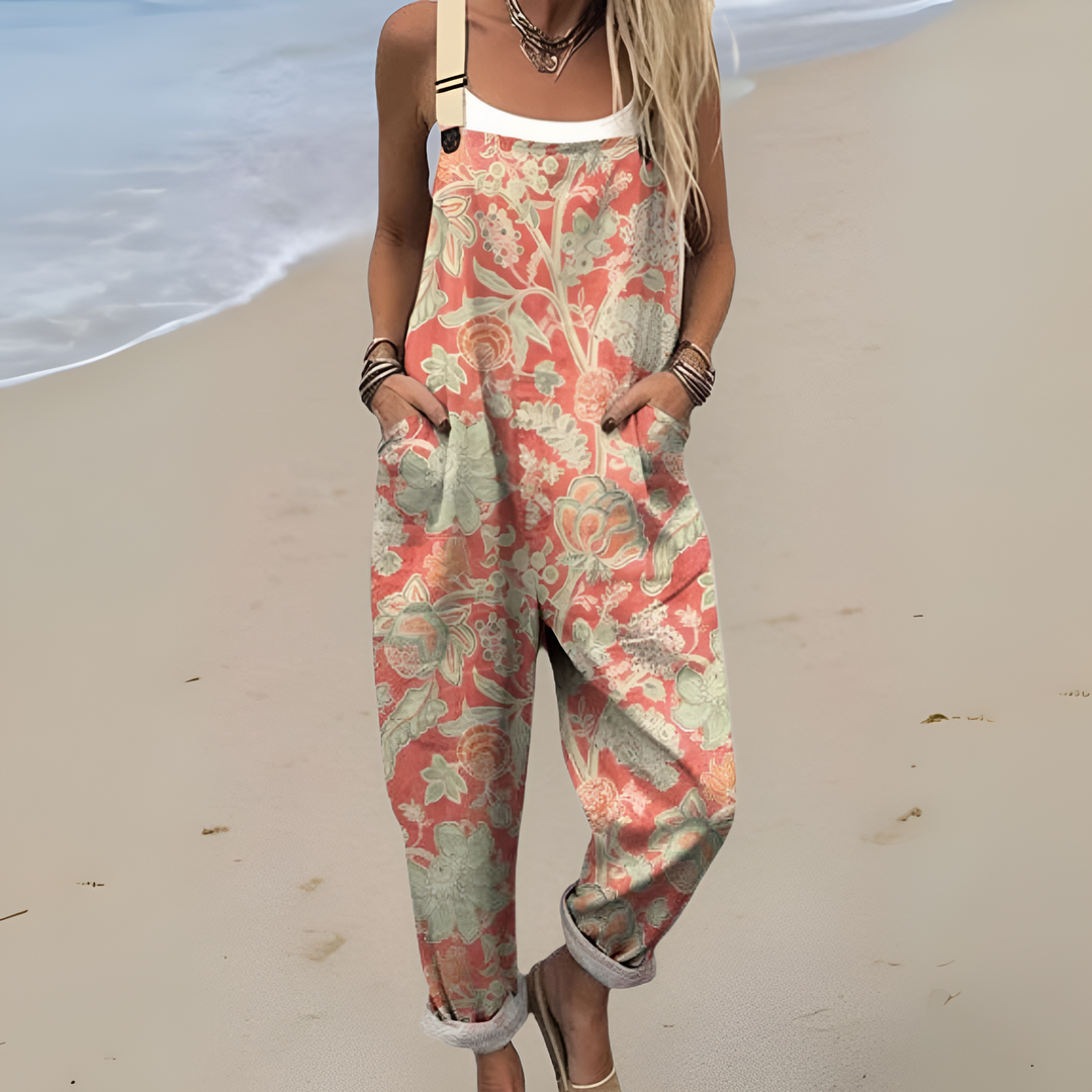 TALIA | VINTAGE FLORAL WRAP DRESS WITH FLATTERING TUMMY COVERAGE